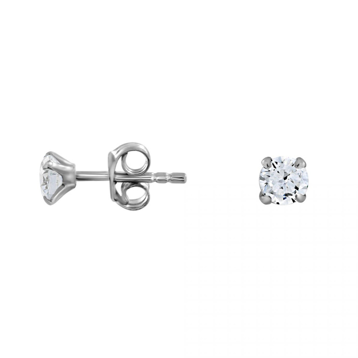 Boucles d&#039;oreilles Puces 4 mm