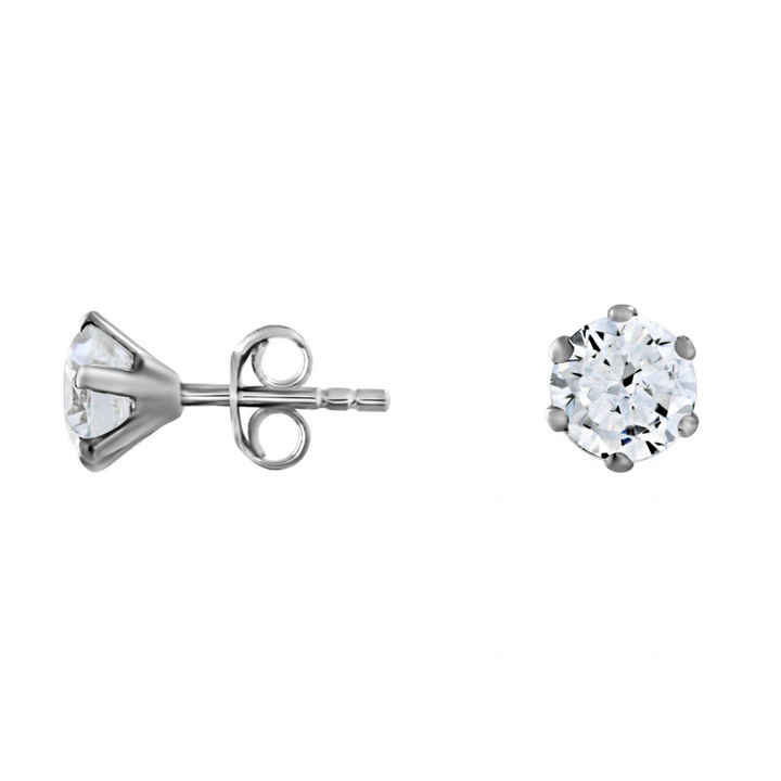 6 mm Stud Earrings