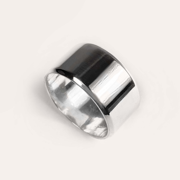 Bague unie brillante 13 mm