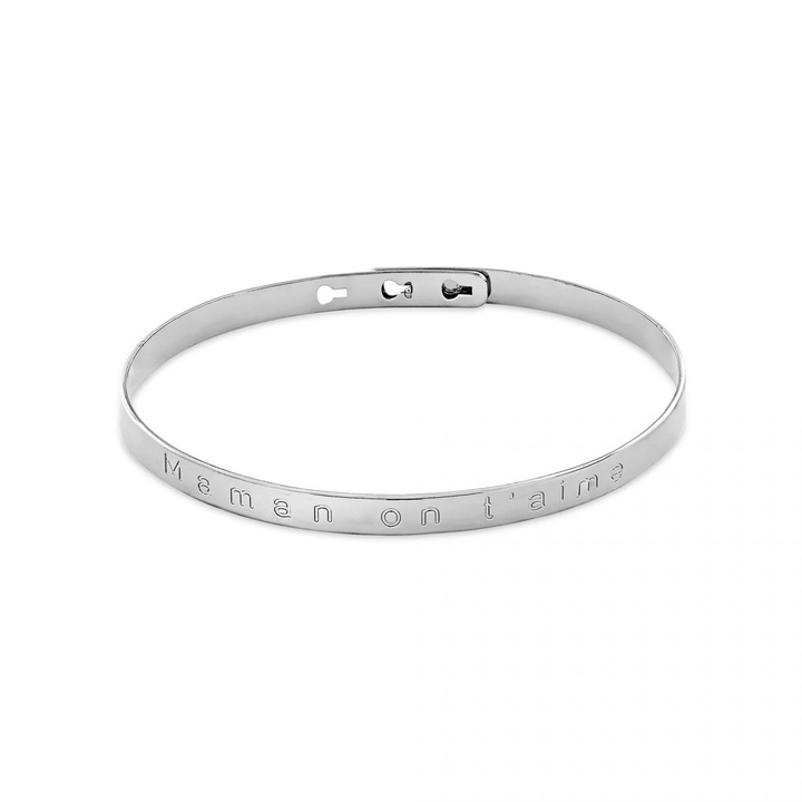 Mom we love you bangle bracelet