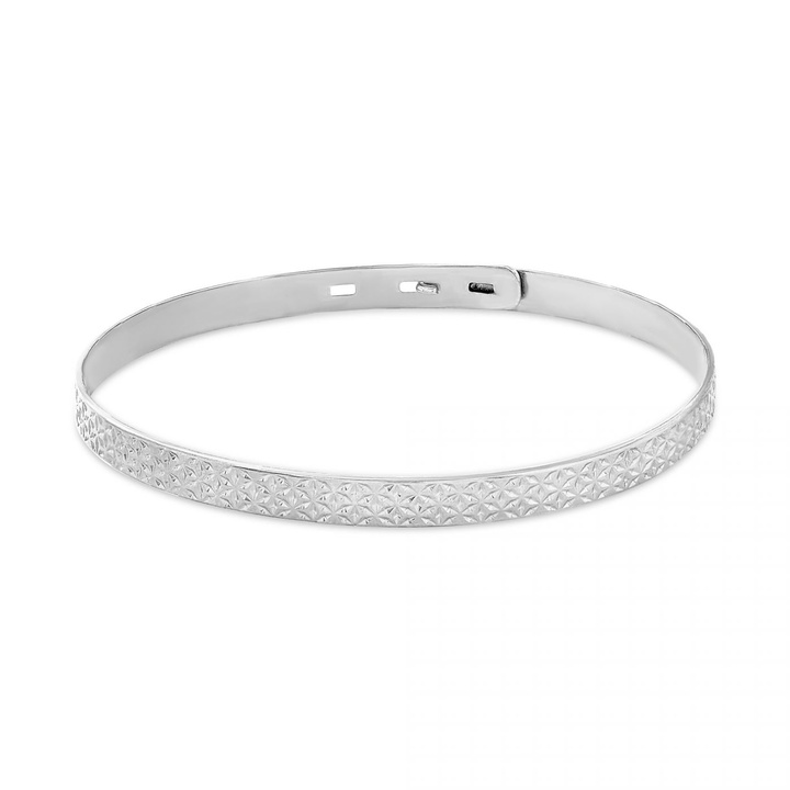 Flower of life bangle bracelet