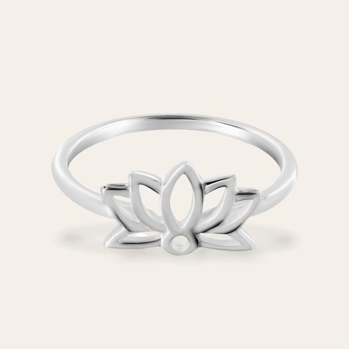 Lotus flower ring