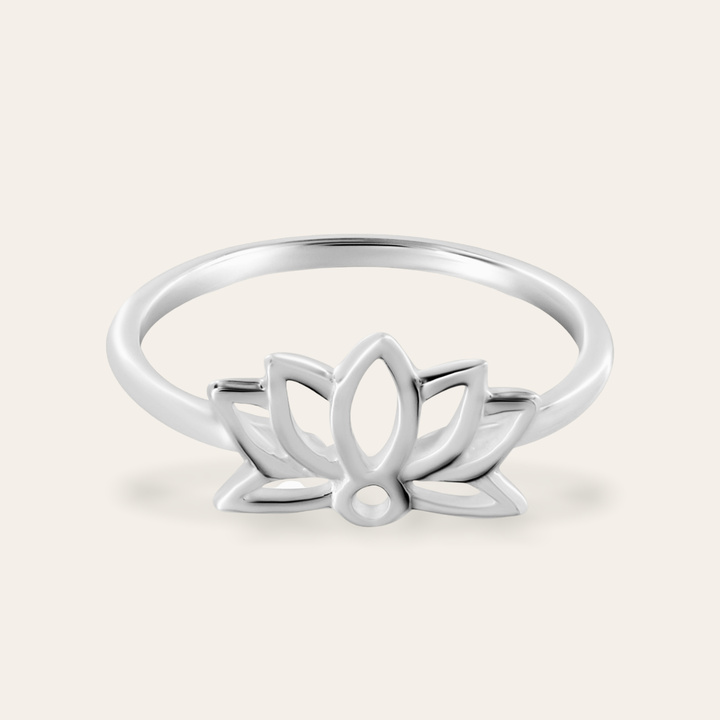 Bague fleur de lotus