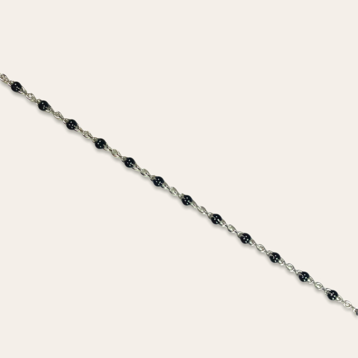 Bracelet Perles Noires