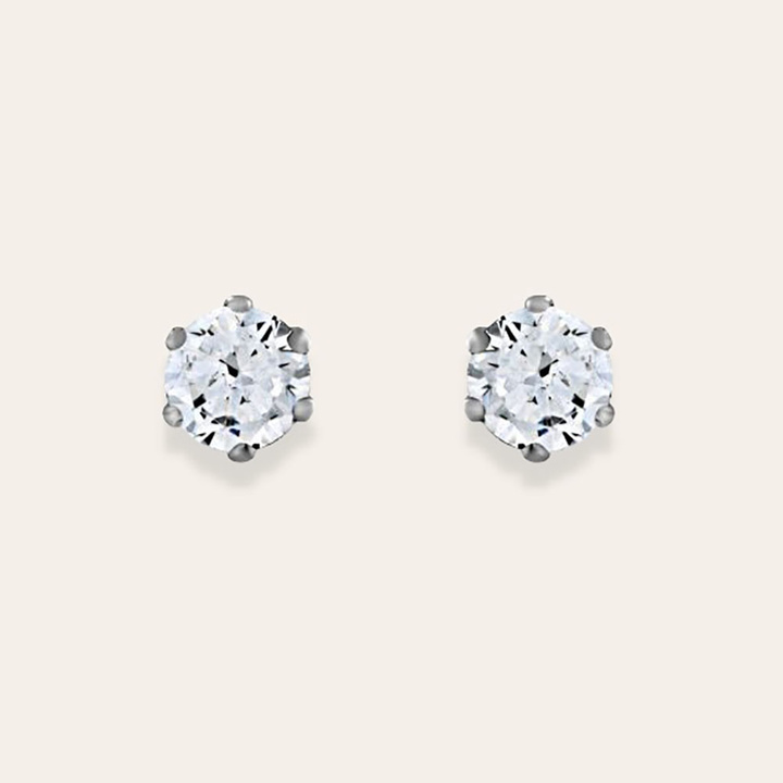 6 mm Stud Earrings