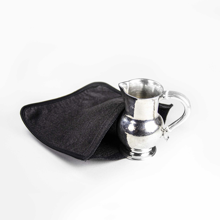 Sugar bowl, milk pot ANTI-TARNISH CLOTH STORAGE POUCH 11 inch X 10,2 inch