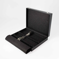 36-Pieces Flatware Storage Case (black) - Flatware storage cases for table and fish