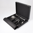 24-Piece Flatware Storage Case (black) - Flatware storage cases for table and fish