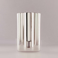 Timbale design cylindrique - Timbales en métal argenté