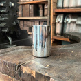 Timbale design cylindrique - Timbales en métal argenté