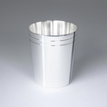 Timbale droite 2 filets Argent Massif - Timbales en argent massif