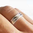 Bague wave 5 mm argent 925