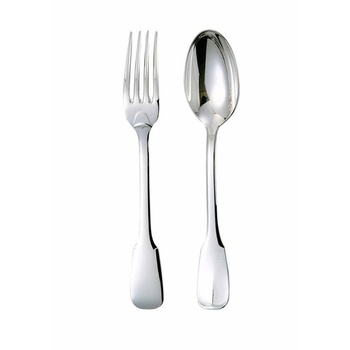 Couvert enfant Uniplat 18.8 cm - Couverts Métal Argenté Enfant  19 cm